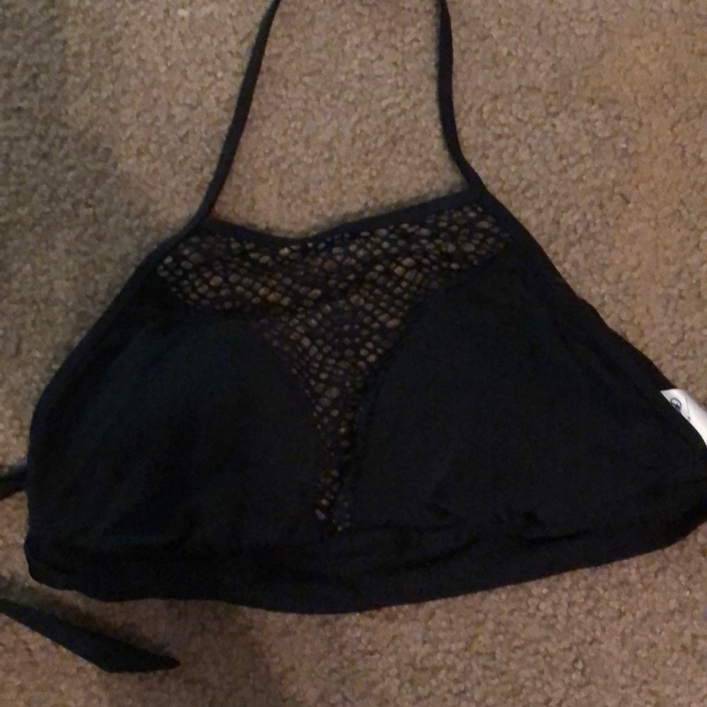 Black swim top